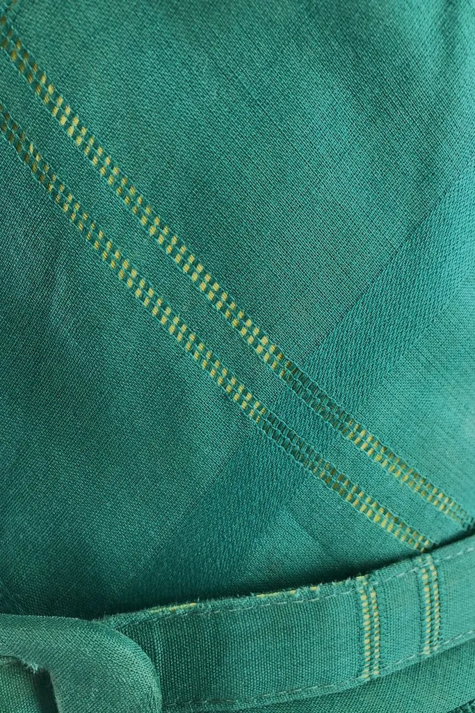Vintage Forest Green Day Dress