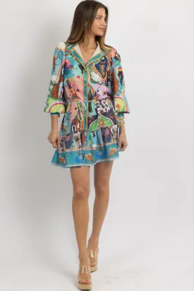 ZIGGY MULTIPRINT MINI DRESS