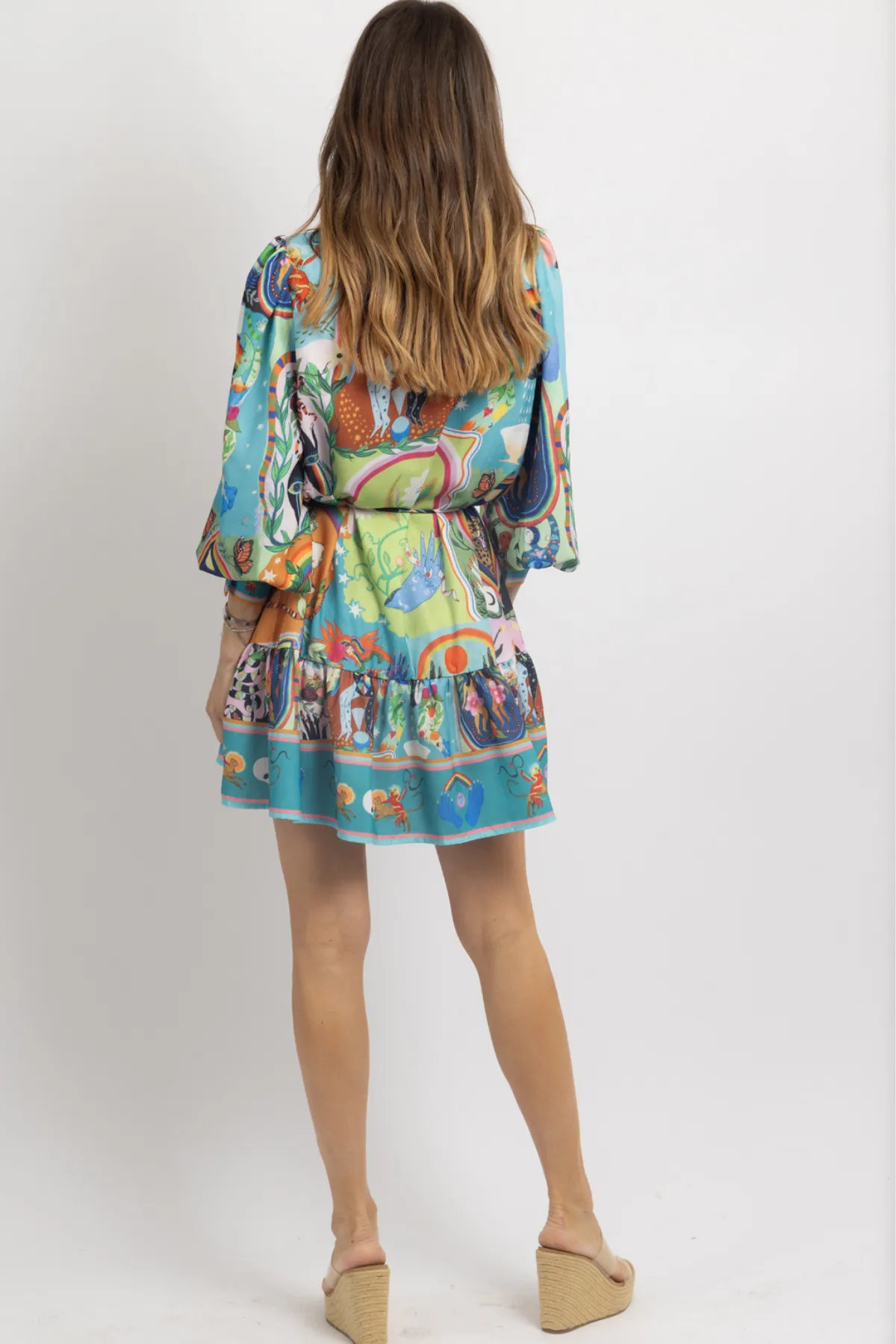 ZIGGY MULTIPRINT MINI DRESS